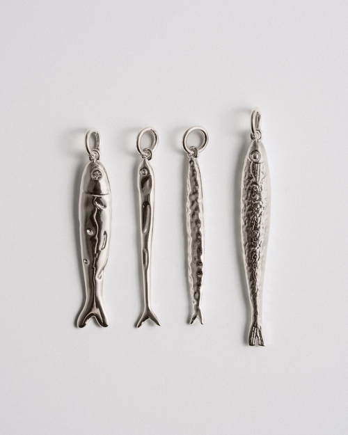 Pescado Charms - Silver