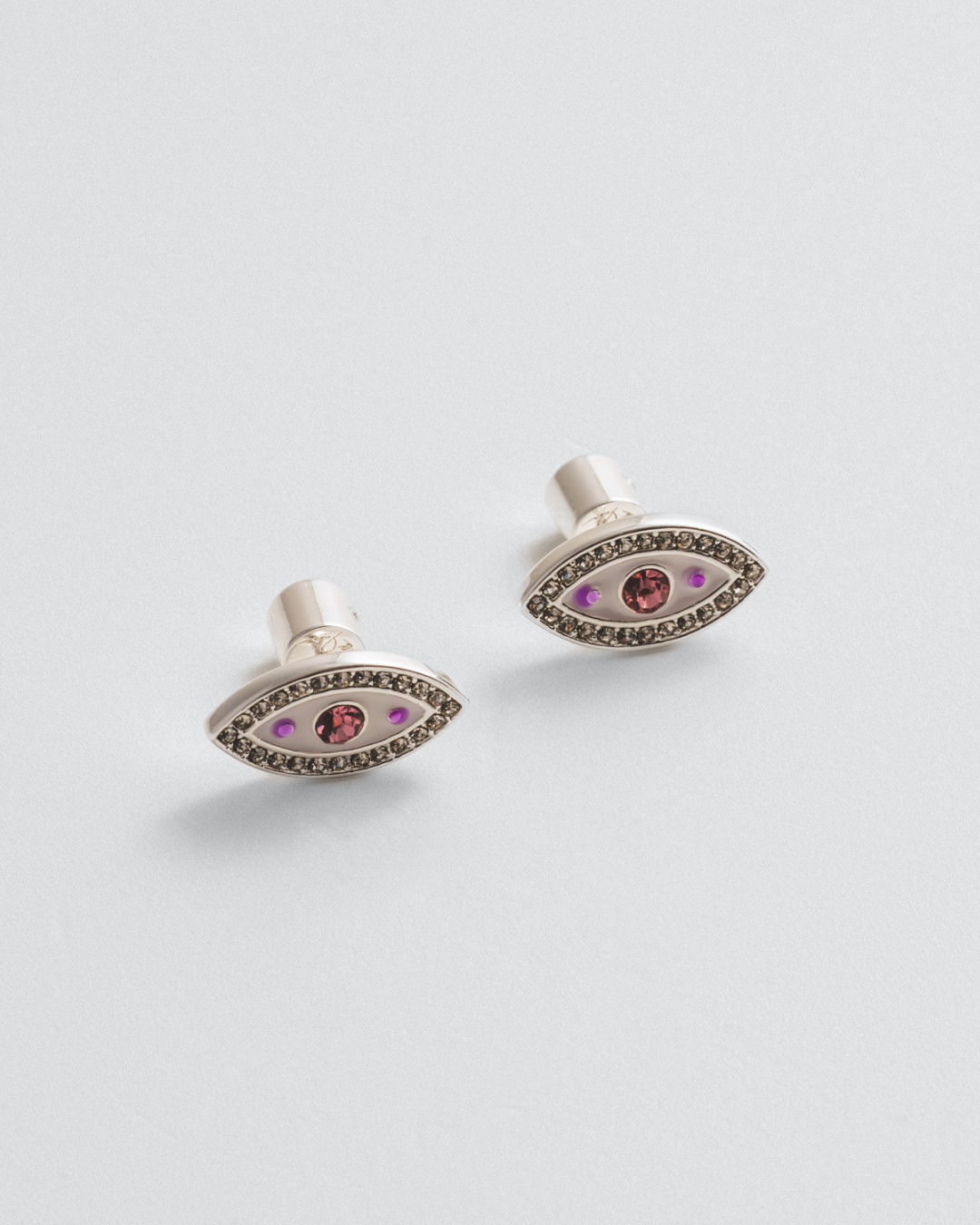 Evil Eye Studs - Silver