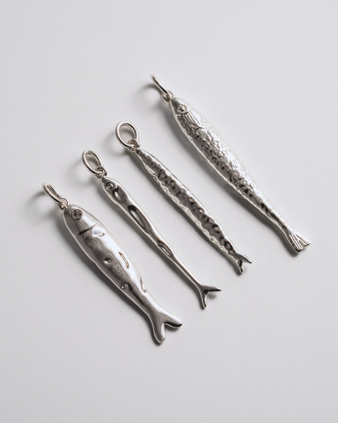 Pescado Charms - Silver