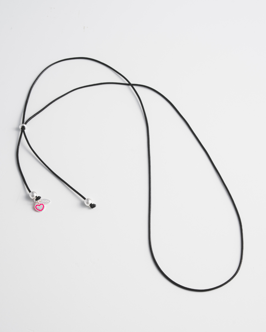 Black Leather Cord Necklace