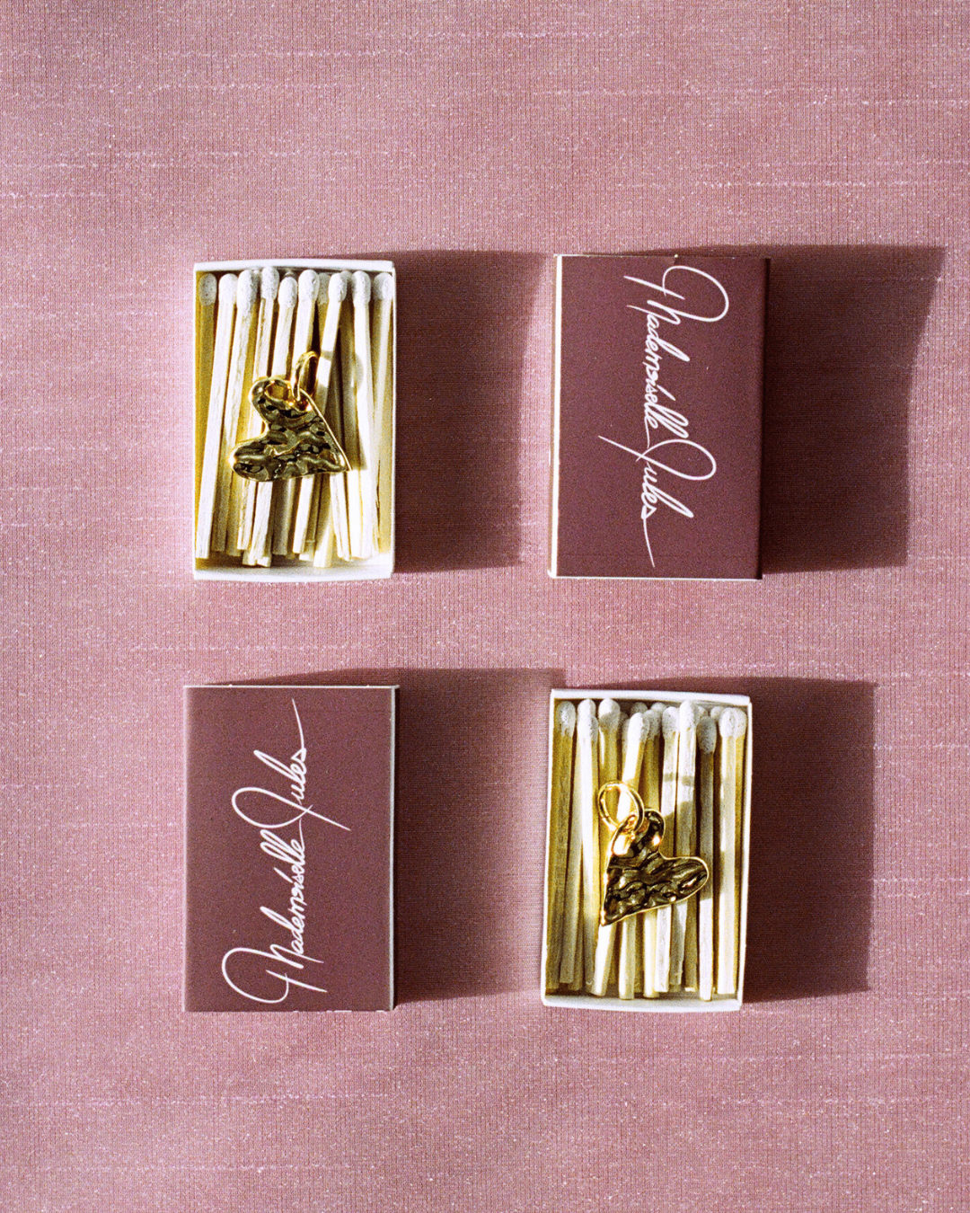 Mini Heartbeat Charm - Gold