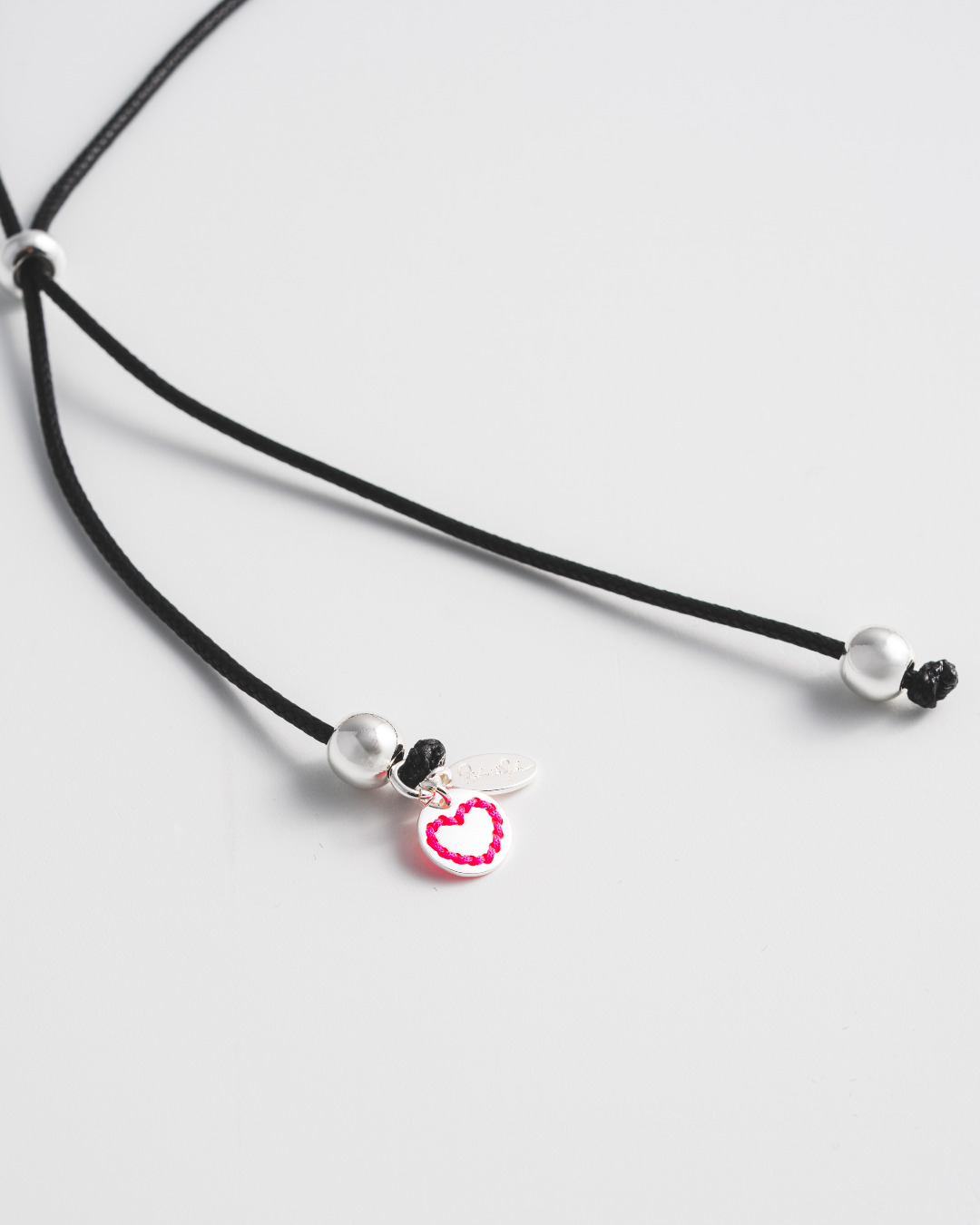 Black Leather Cord Necklace