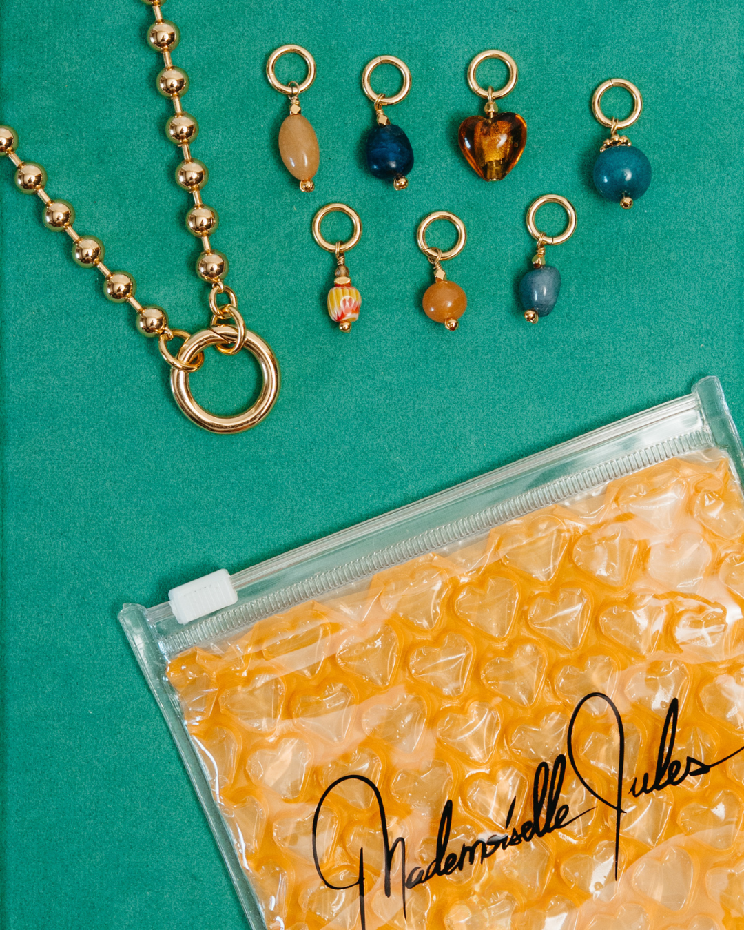 Muted Gems Charm Set