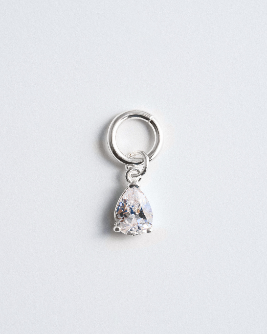 Birthstone Charm - Silver