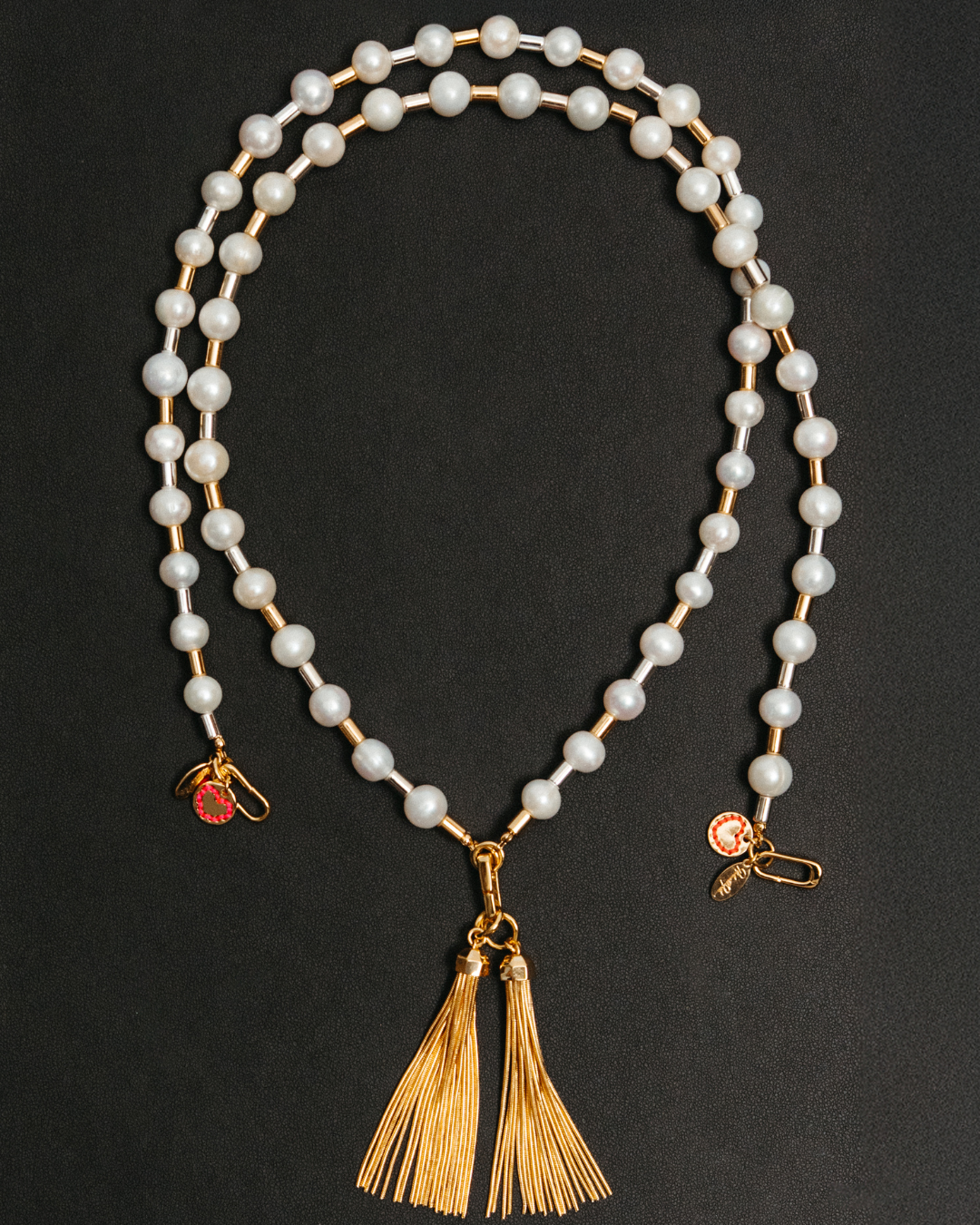Collier Tourbillon et Perle