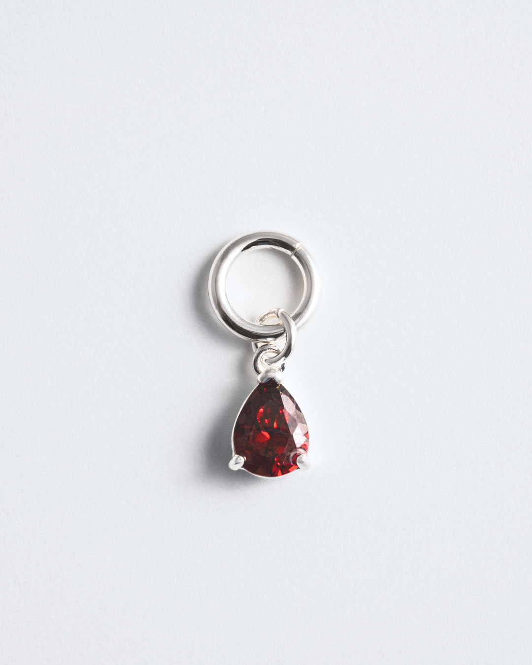 Birthstone Charm - Silver