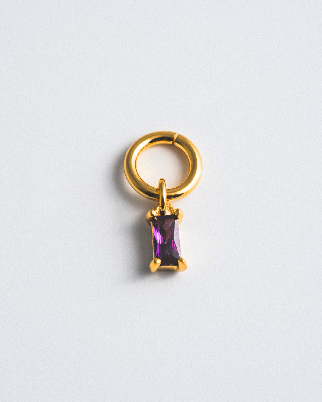 Birthstone Charm - Gold