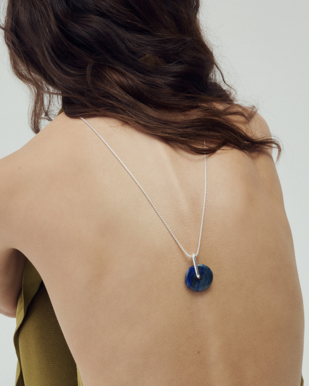 Lapis Lazuli Box Chain Necklace