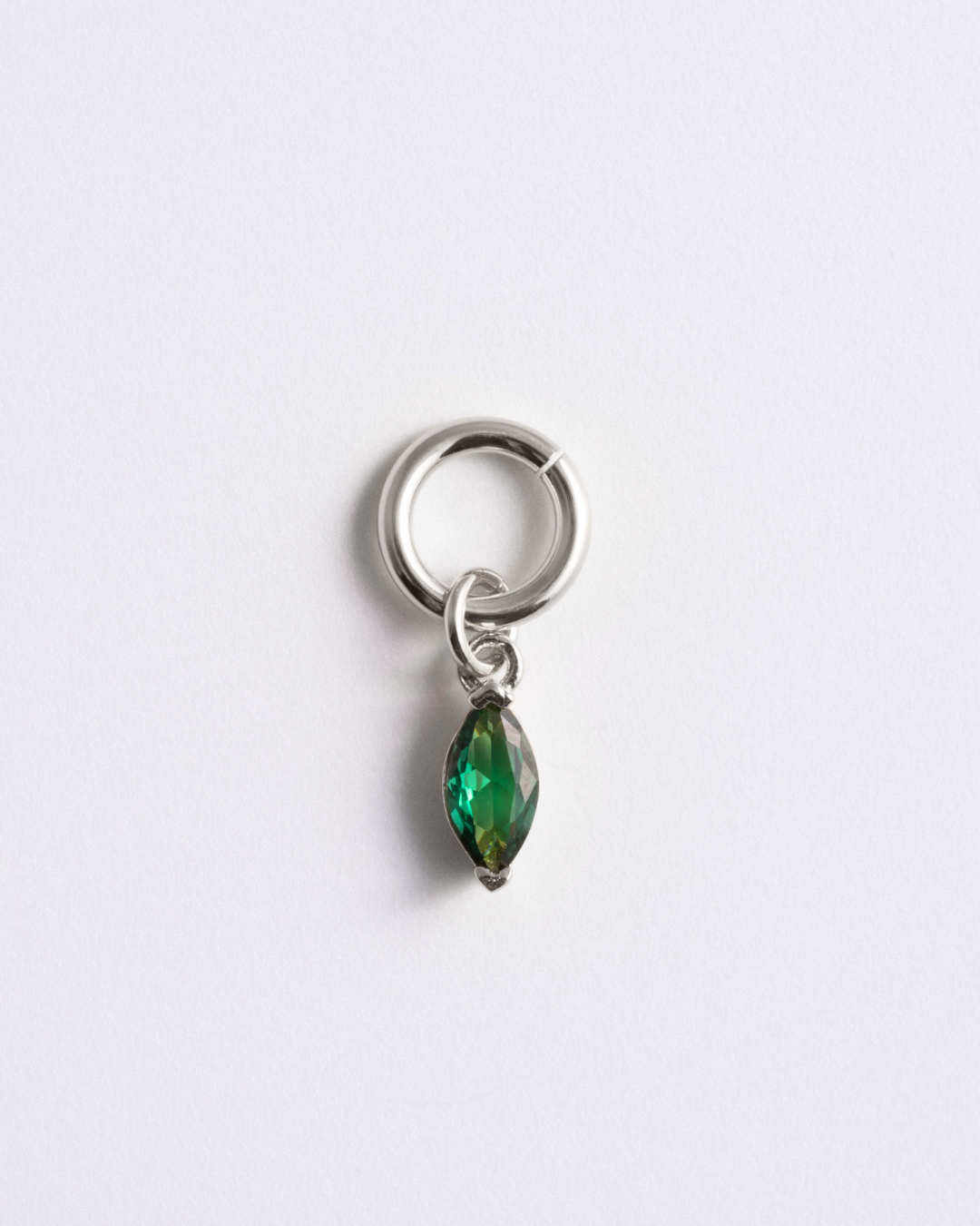 Birthstone Charm - Silver