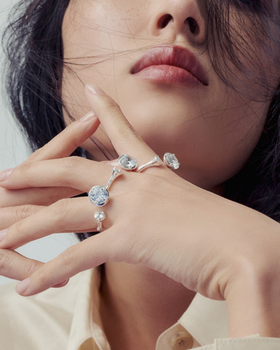 Toi et Moi Ring - Silver