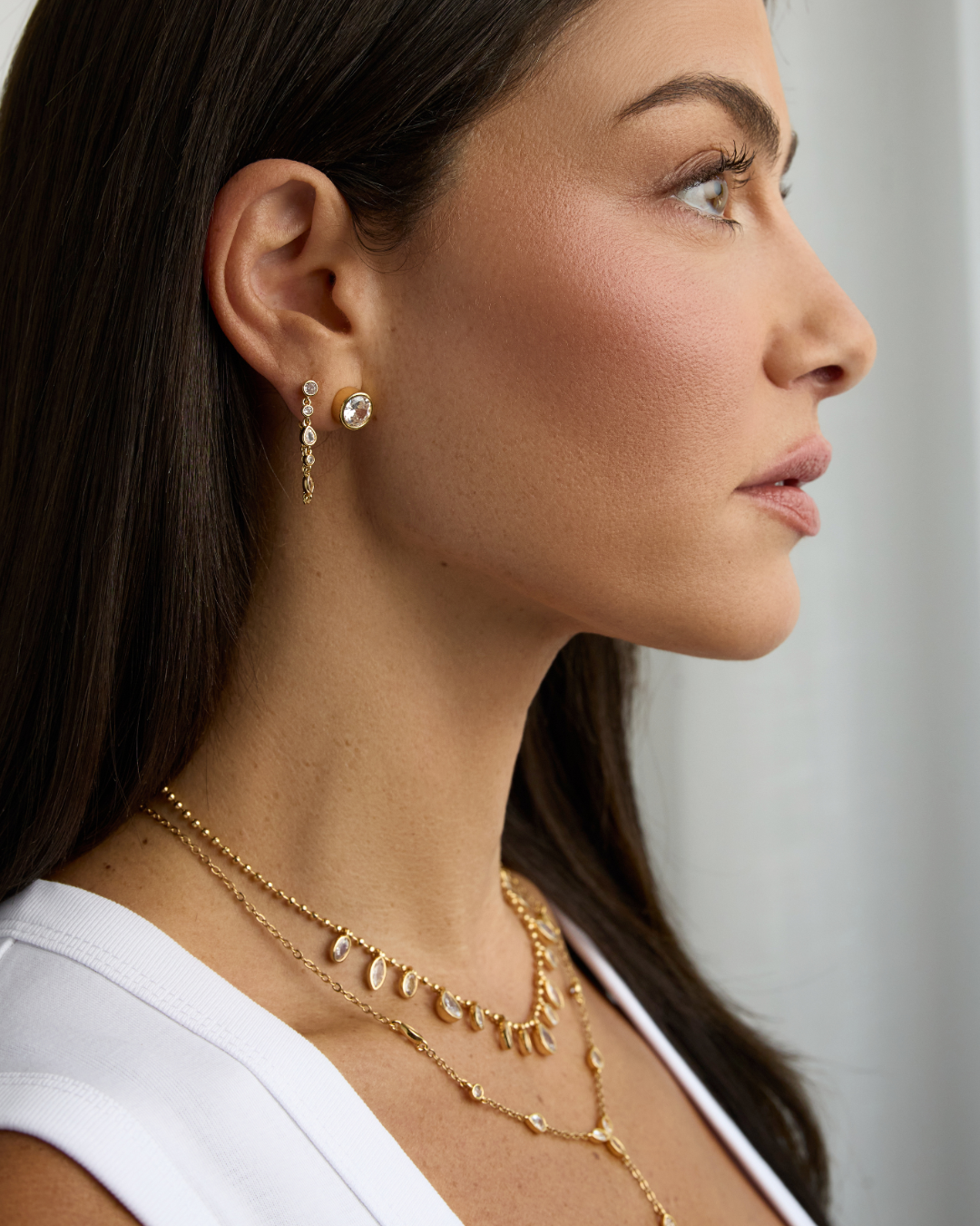 Boucles d'oreilles pendantes KG