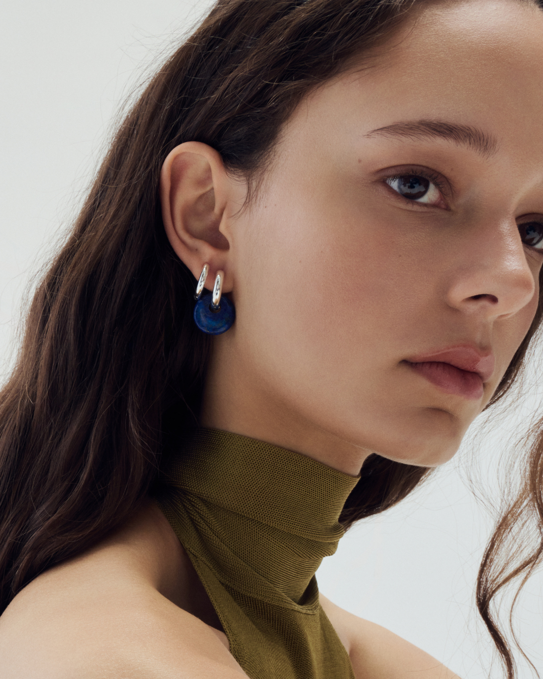 Lapis Lazuli Doughnut Hoops