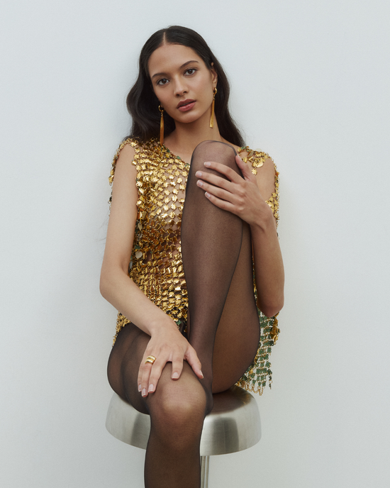 Breloques à pompon en or