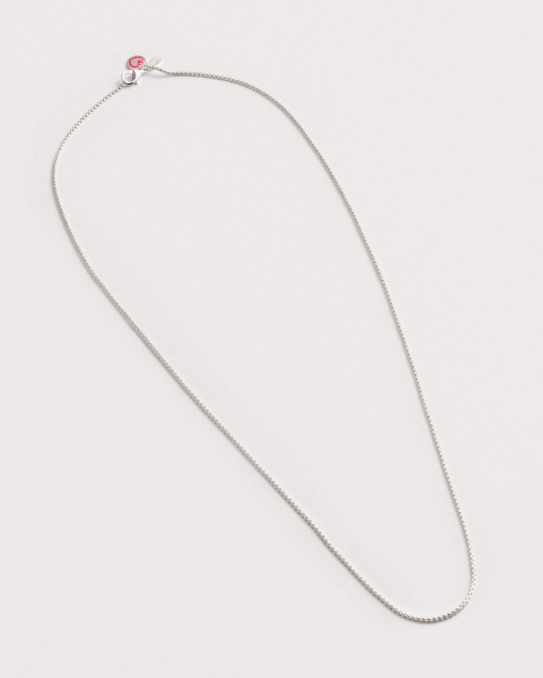 Box Chain Necklace - Silver