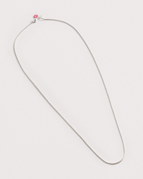 Box Chain Necklace - Silver