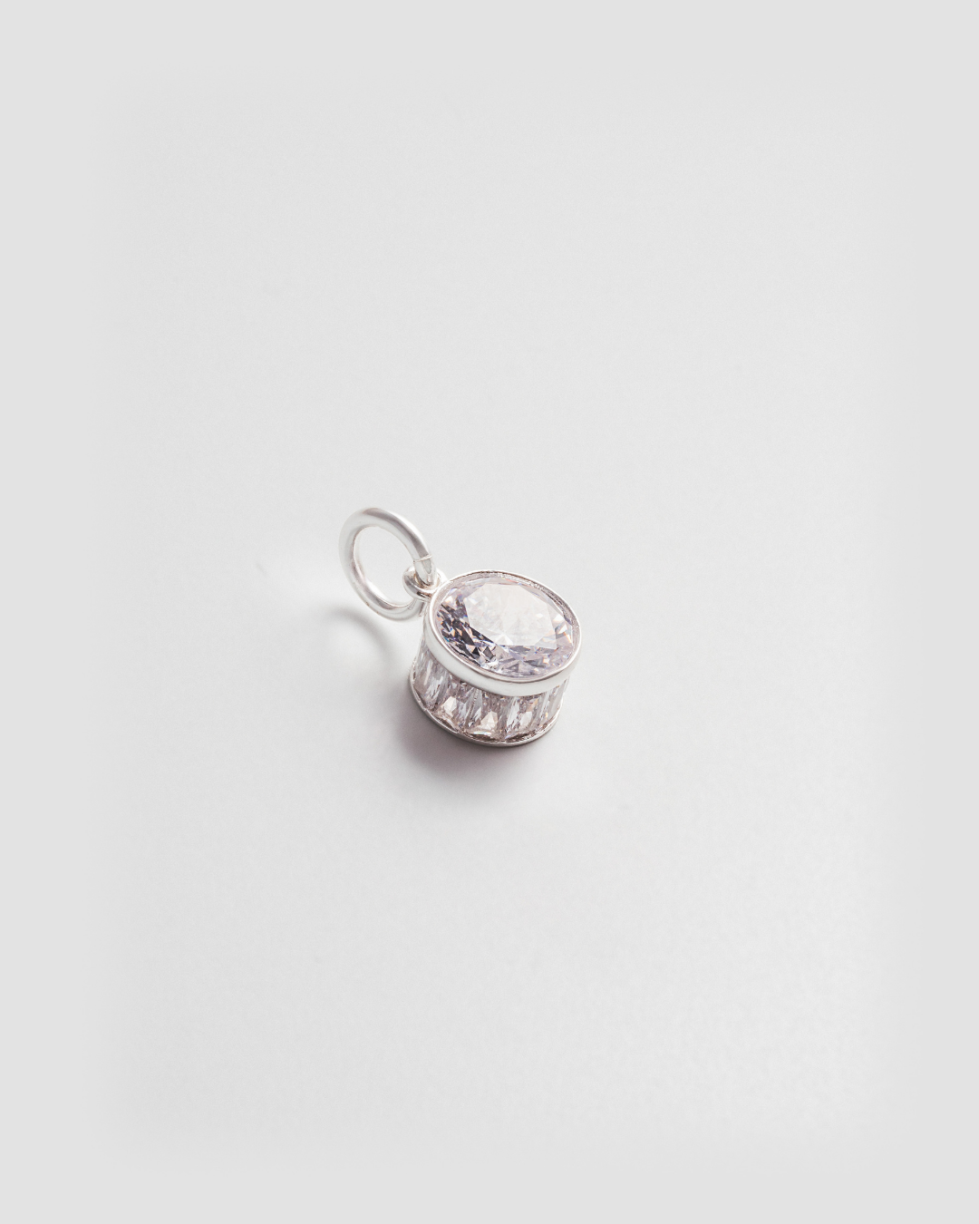 Crystal Clear Charm - Silver