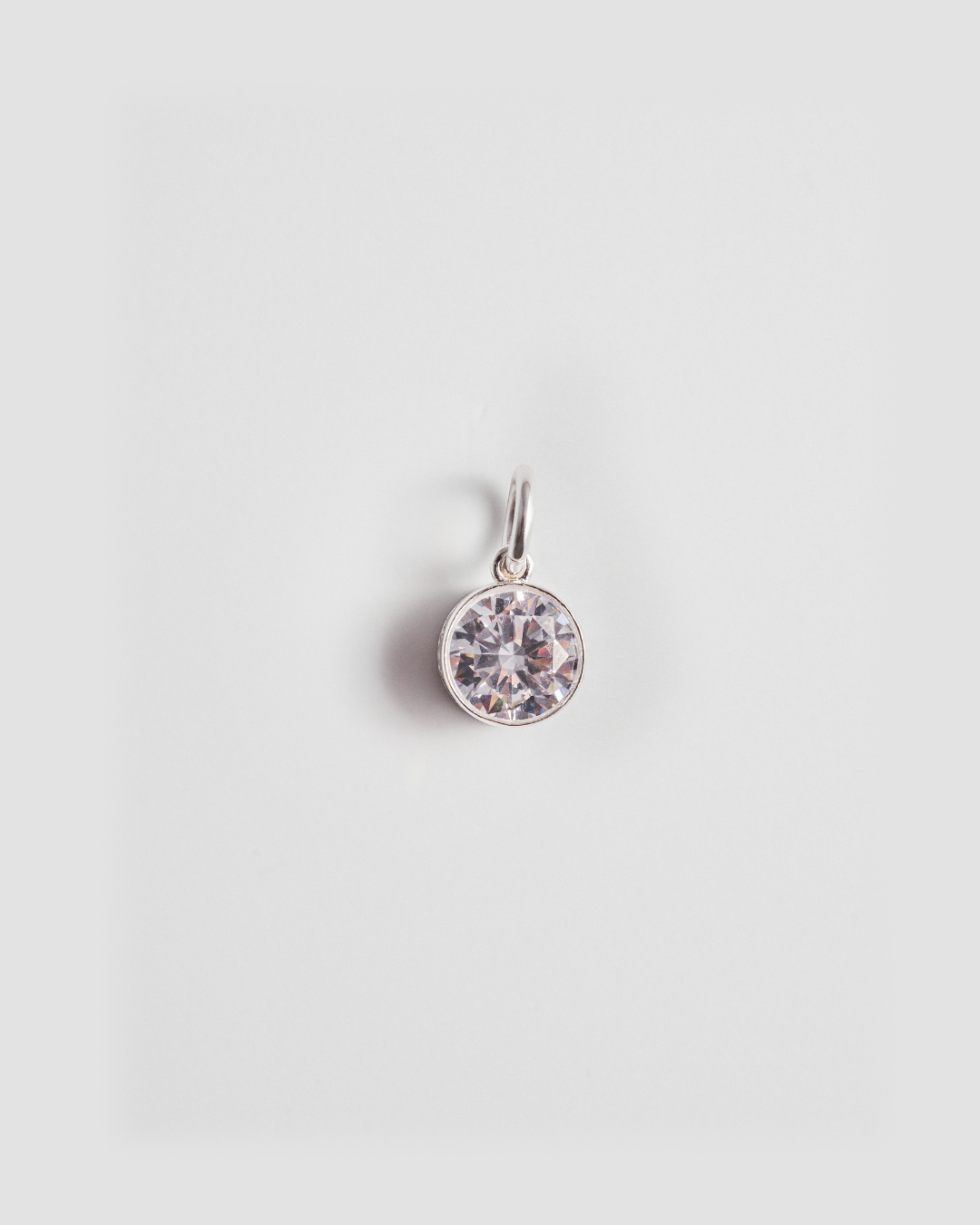 Crystal Clear Charm - Silver