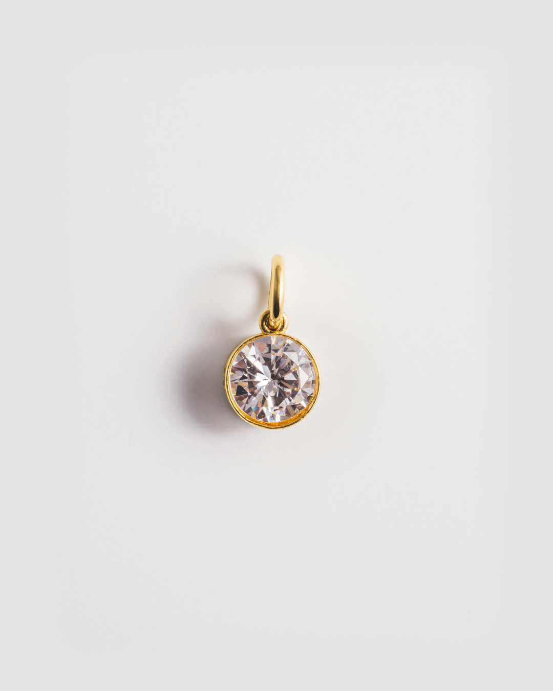 Crystal Clear Charm - Gold