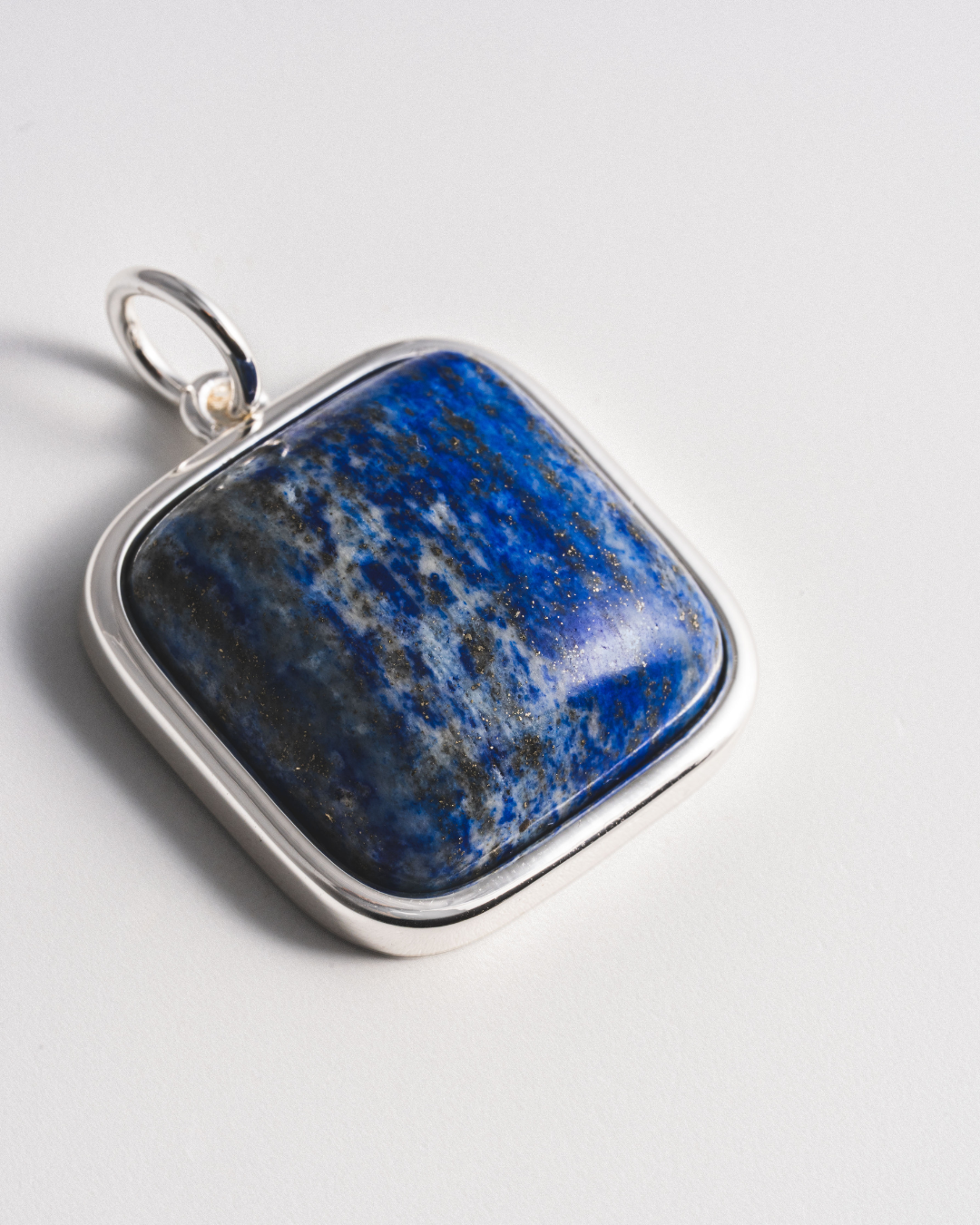 Lapis Lazuli Bezel Charm