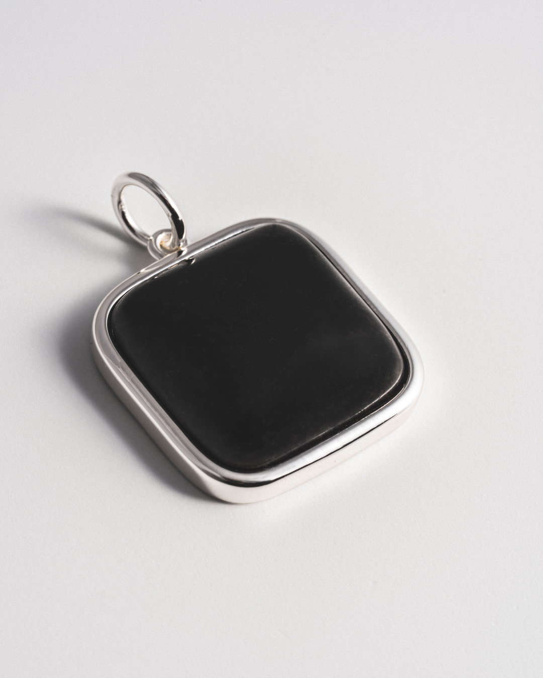 Onyx Bezel Charm