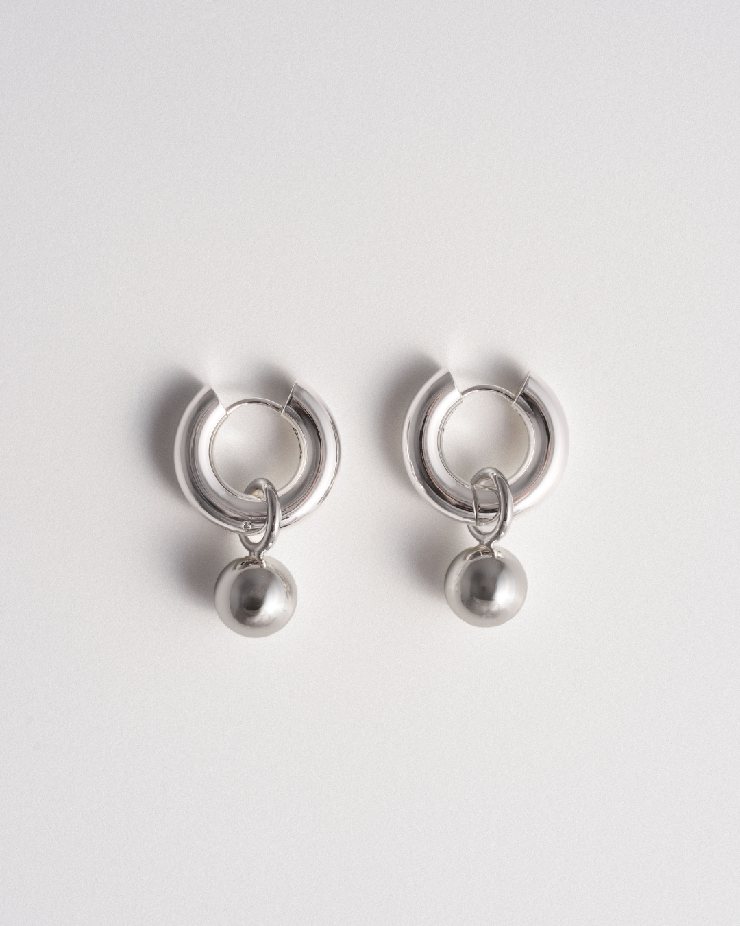 Electrum Earrings - Silver