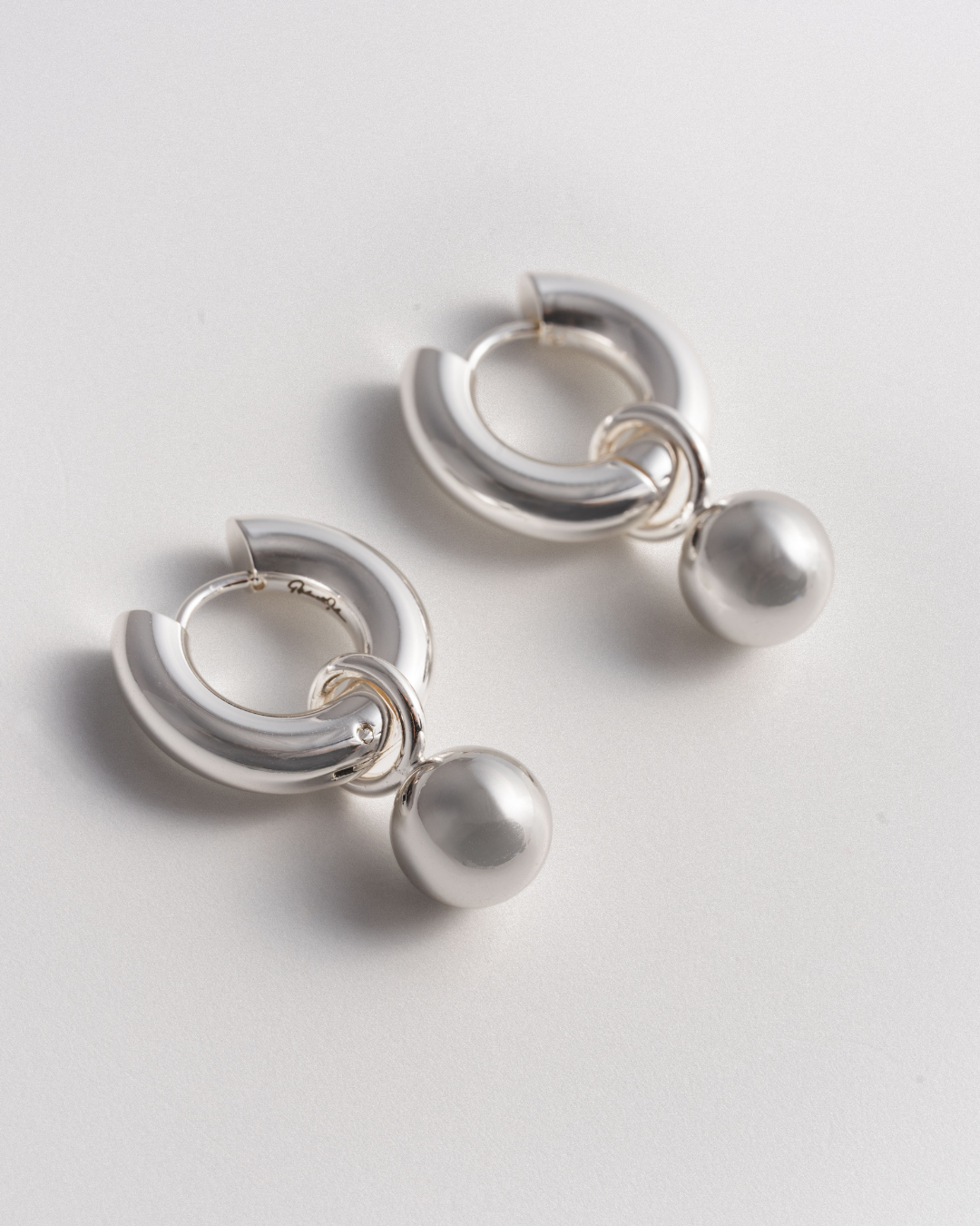 Electrum Earrings - Silver