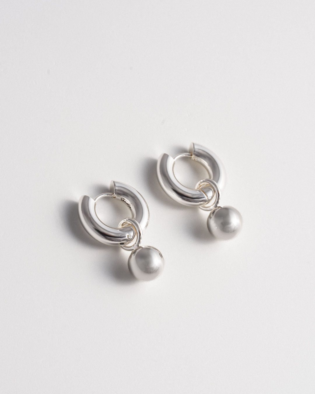 Electrum Earrings - Silver