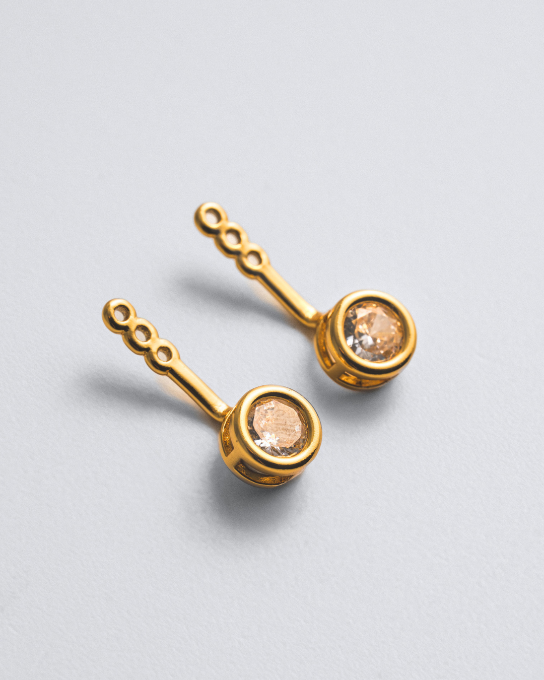 Bezel Ear Jacket - Gold