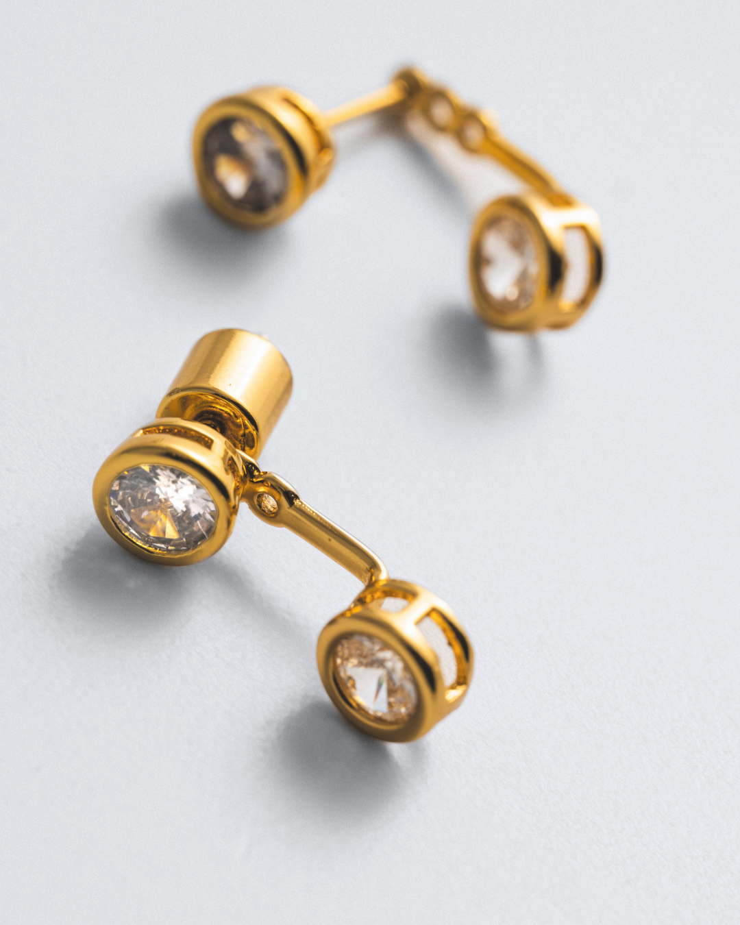 Bezel Ear Jacket - Gold