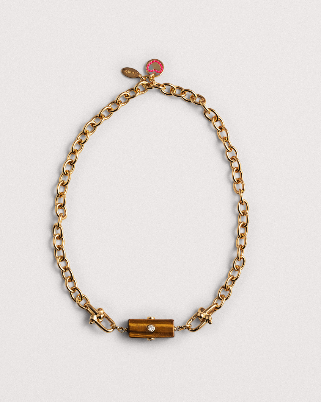 Tiger’s Eye Cable Girl Necklace