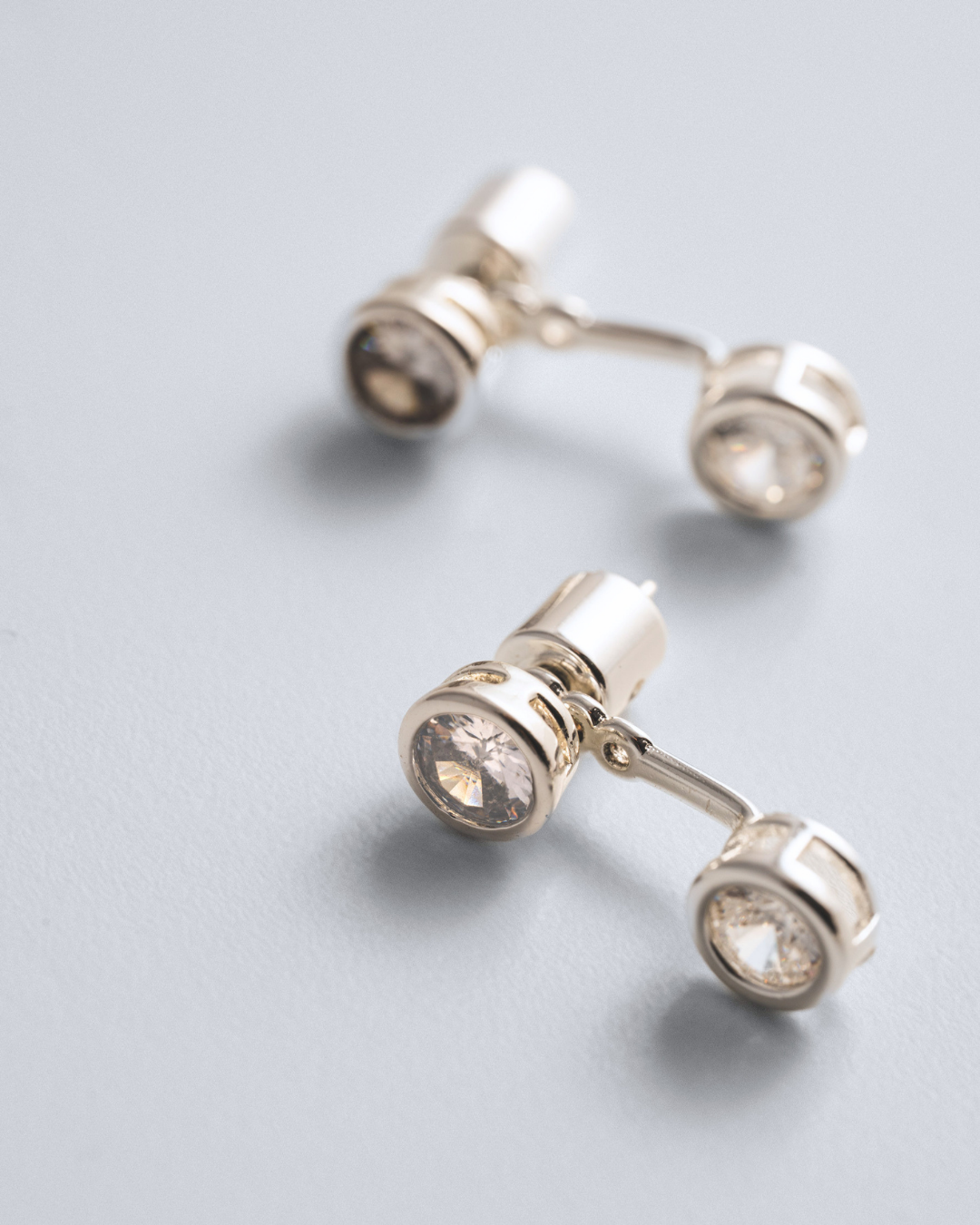 Bezel Ear Jacket - Silver