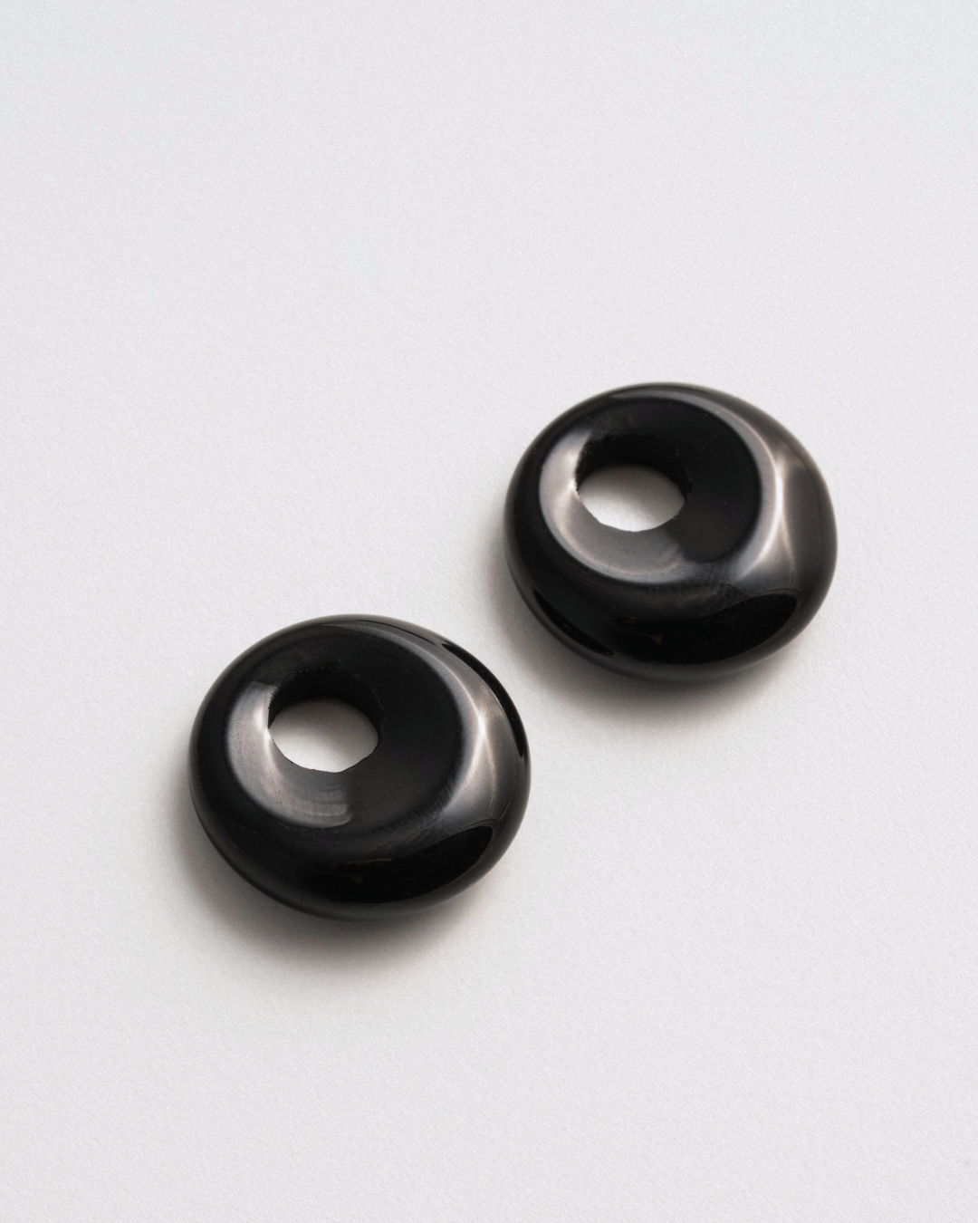 Onyx Doughnut Charms