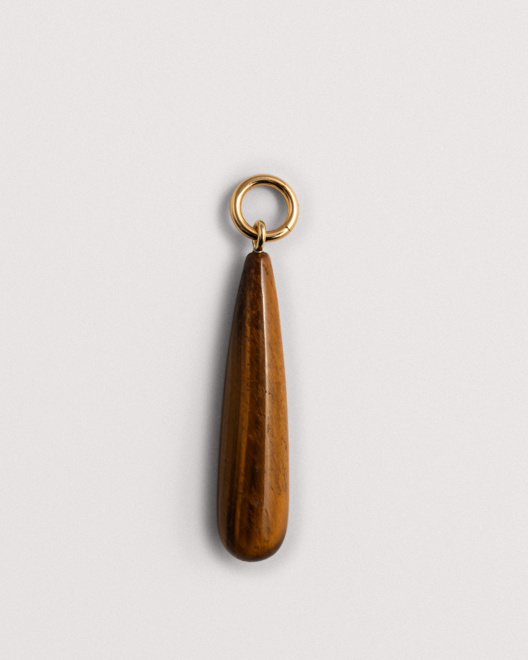 Tiger's Eye Teardrop Charms