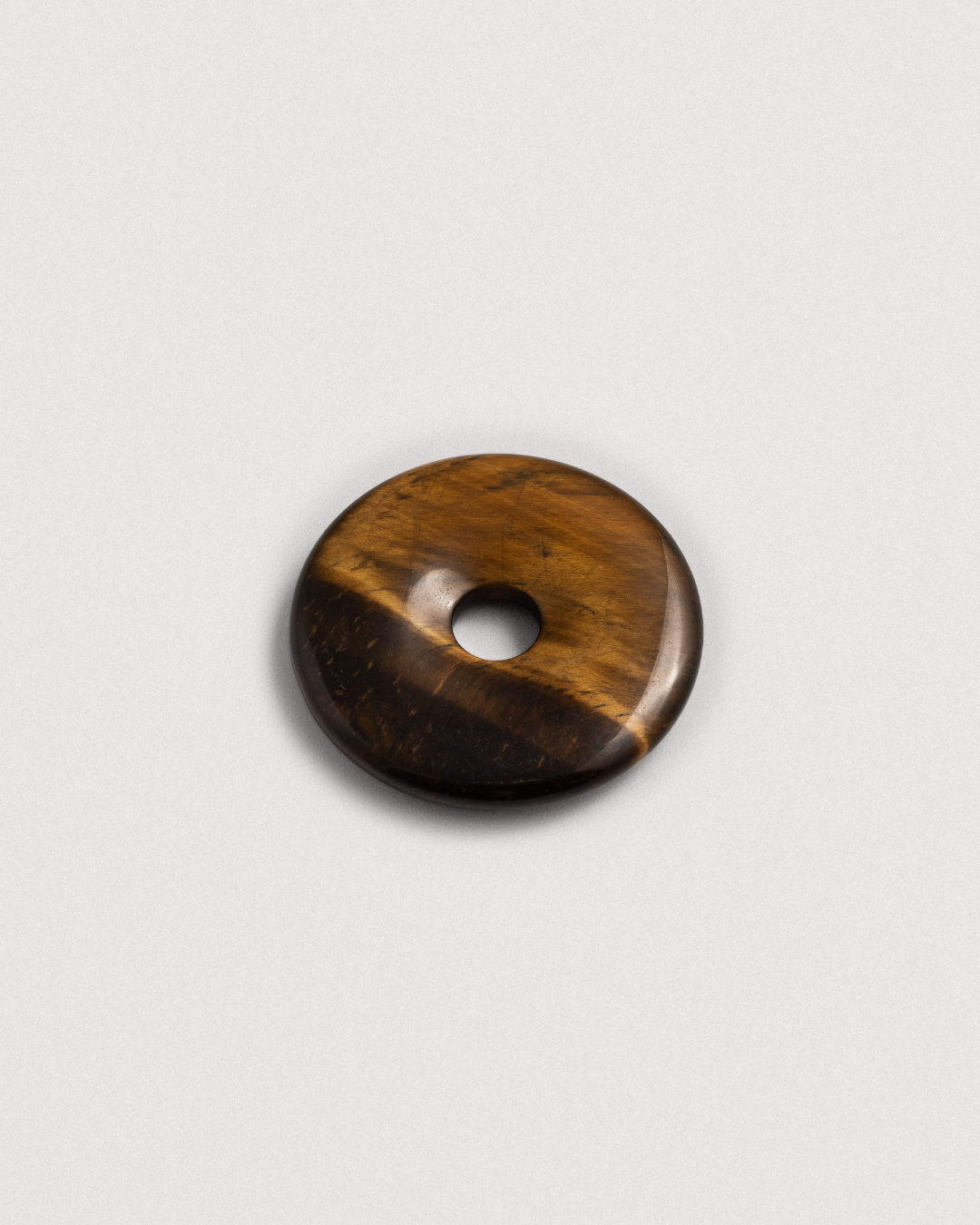 Tiger's Eye Doughnut Charm