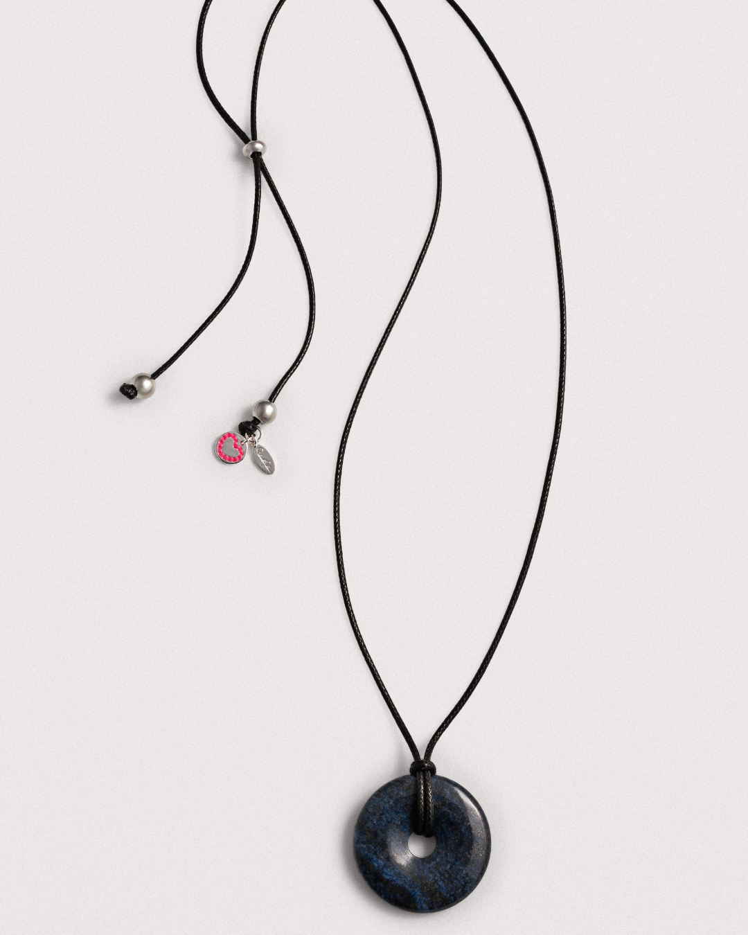 Black Leather Cord Necklace