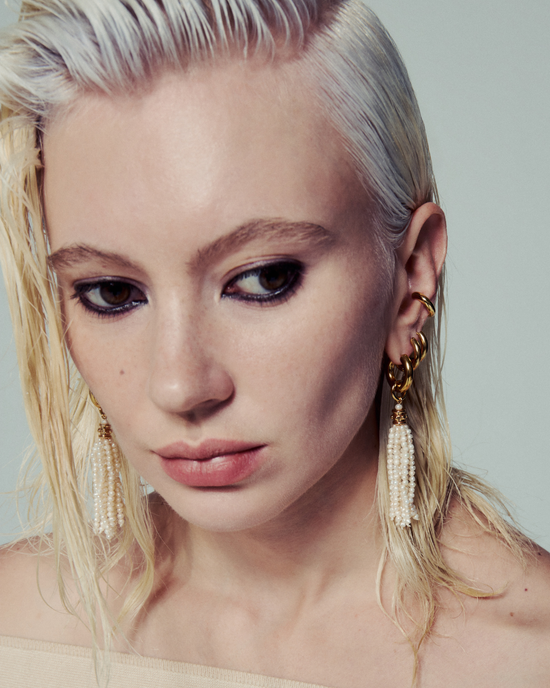 Pearl Tassel Charm - Gold