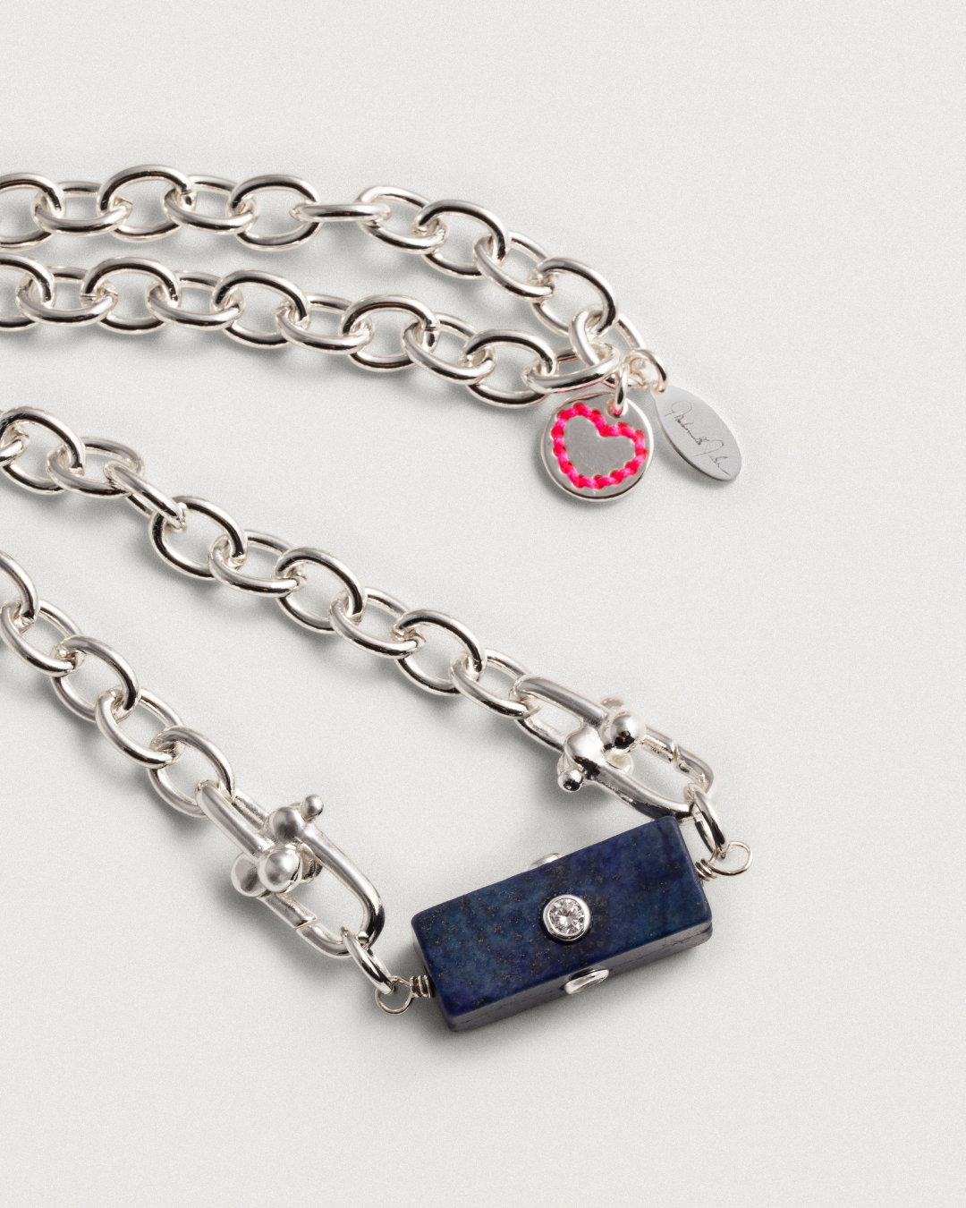 Collier Lapis Lazuli Fil Fille