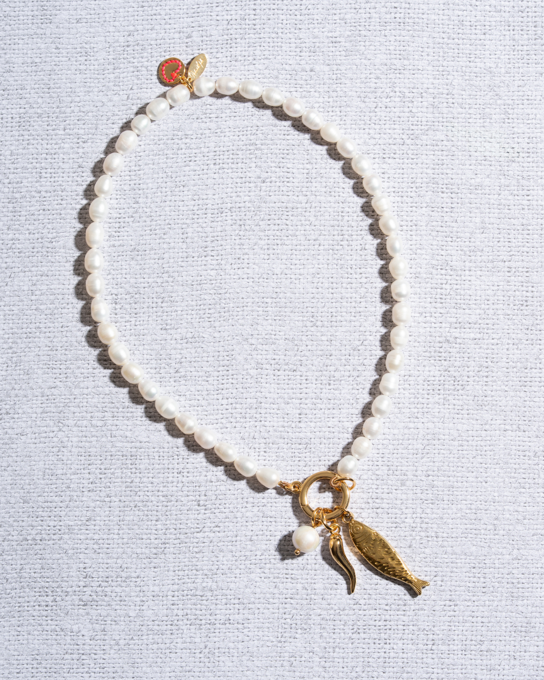 Pisces Charm - Gold