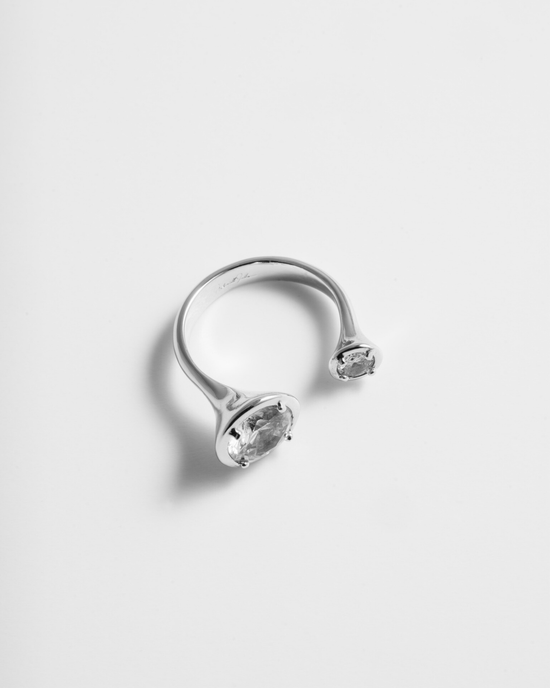 Toi et Moi Ring - Silver