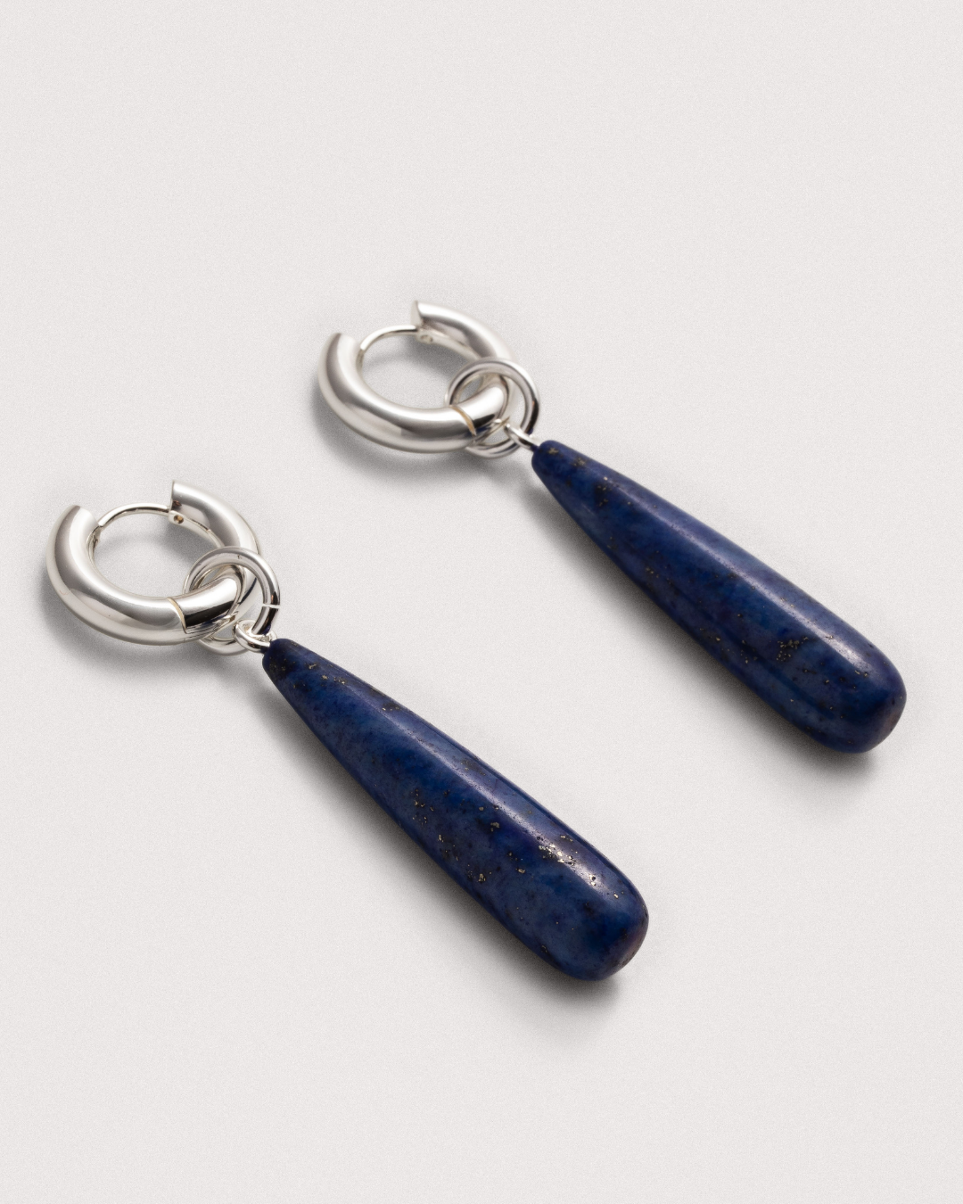 Lapis Lazuli Teardrop Earrings