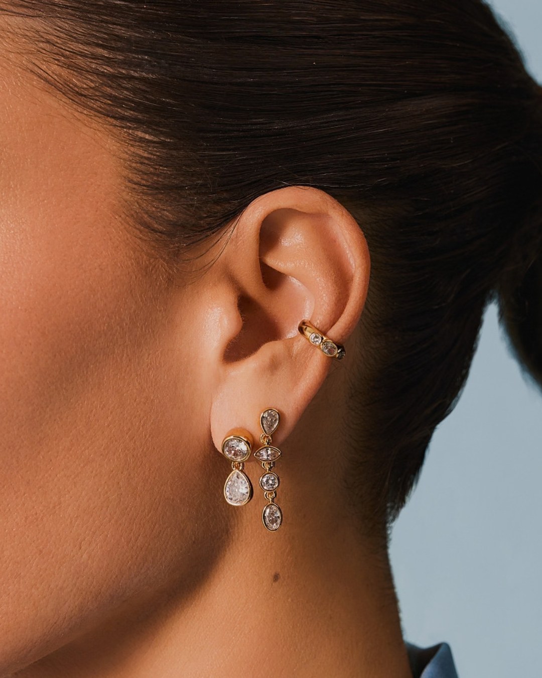 KG Bezel Ear Cuff
