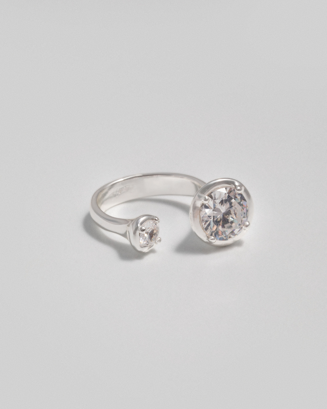 Toi et Moi Ring - Silver