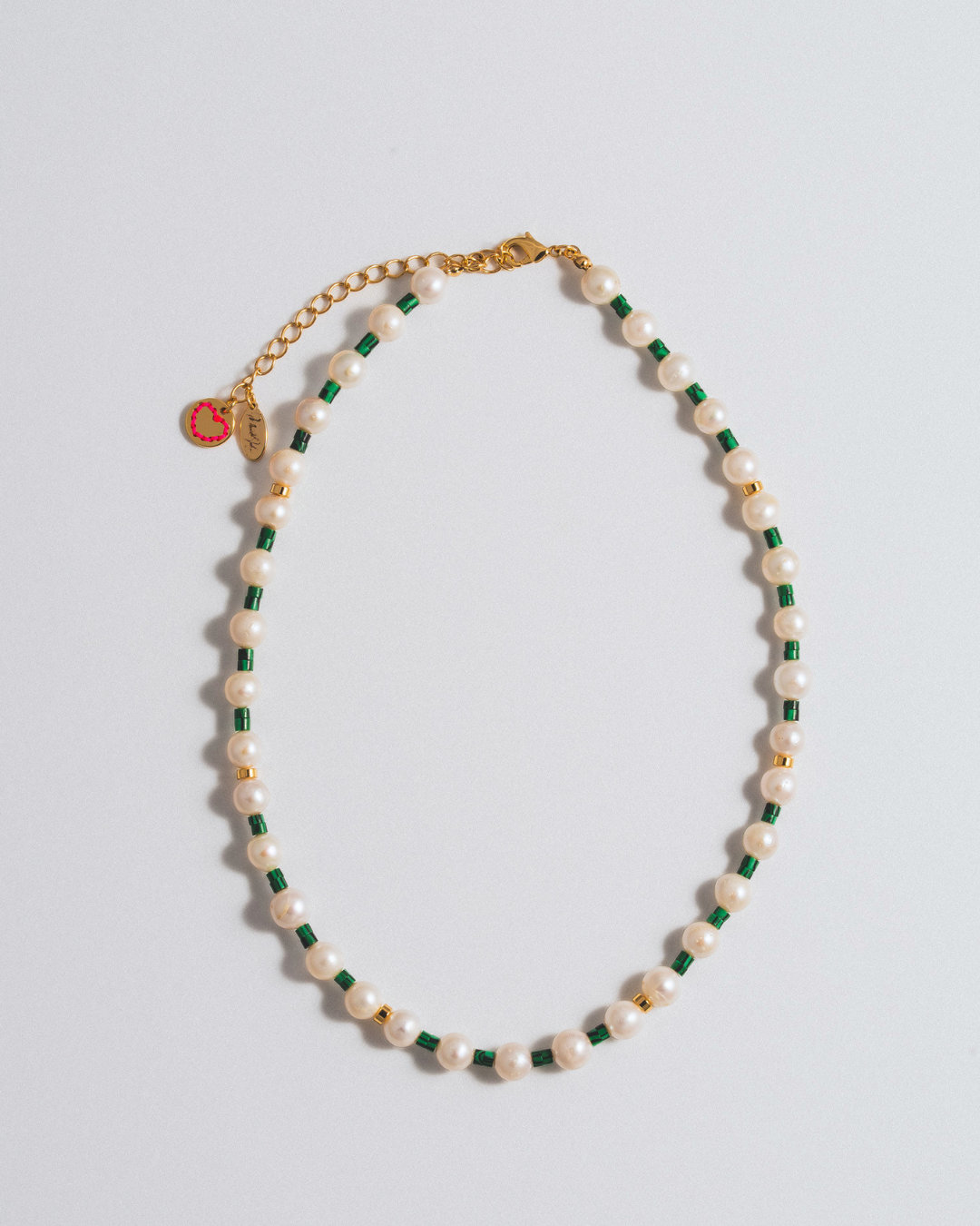 Malaquita Pearl Necklace