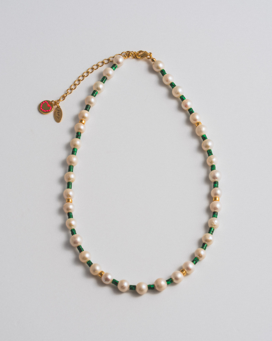 Malaquita Pearl Necklace