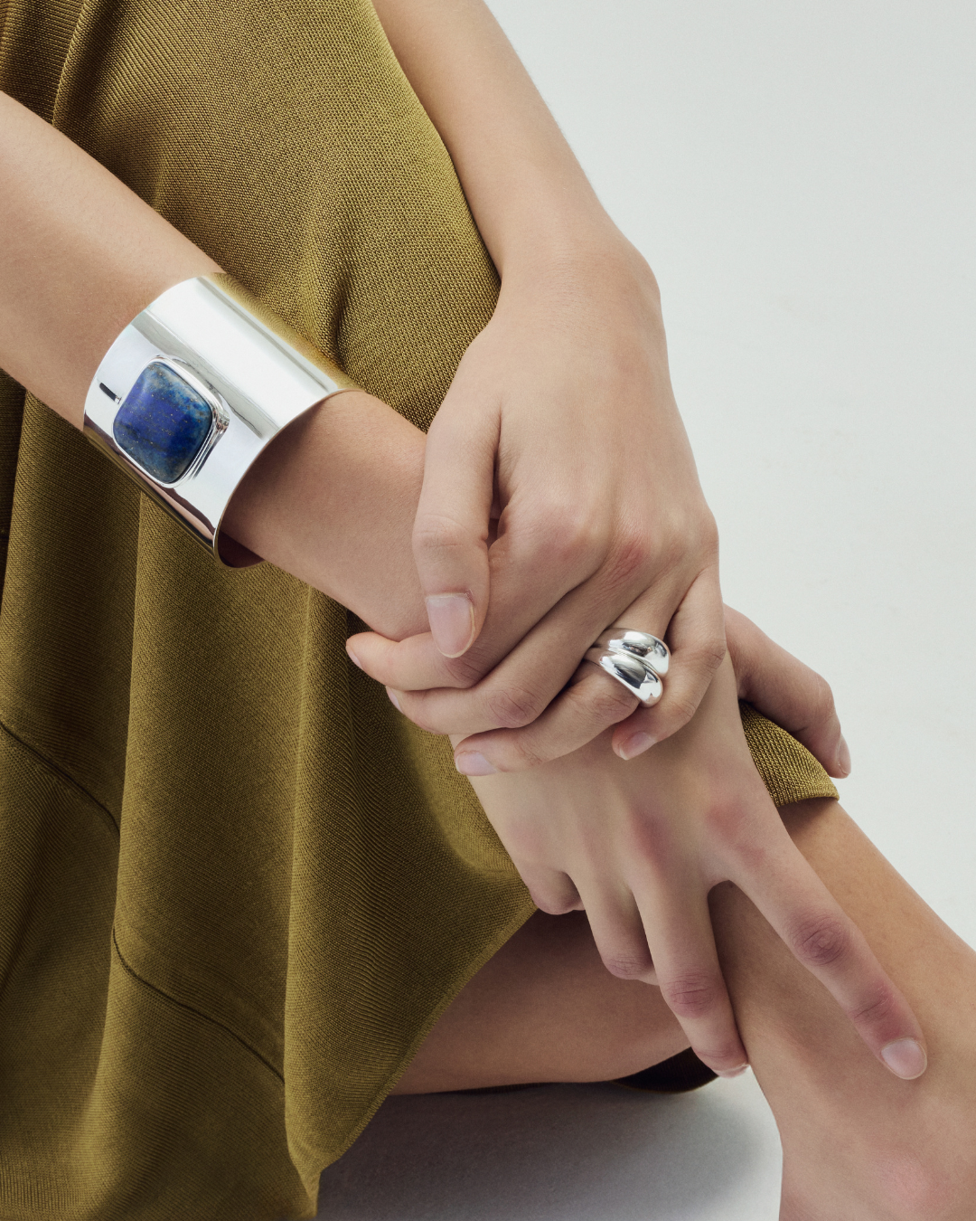 Lapis Lazuli Cuff Bracelet