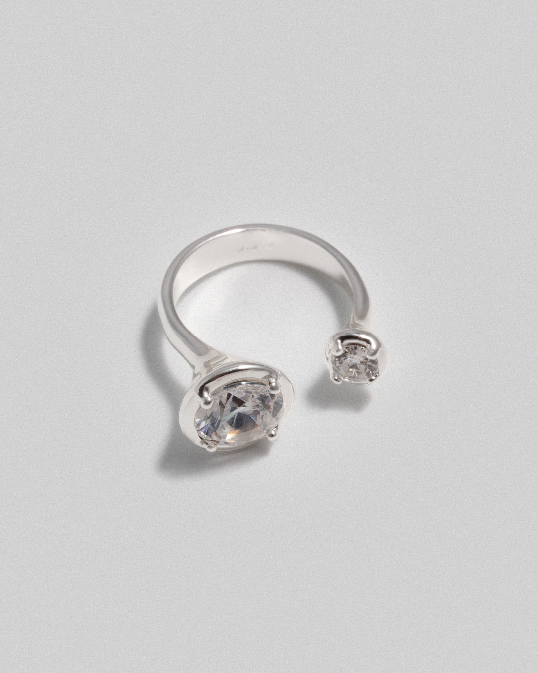 Toi et Moi Ring - Silver