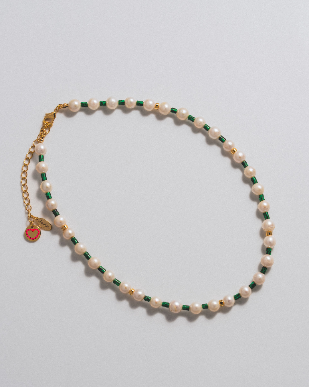 Malaquita Pearl Necklace