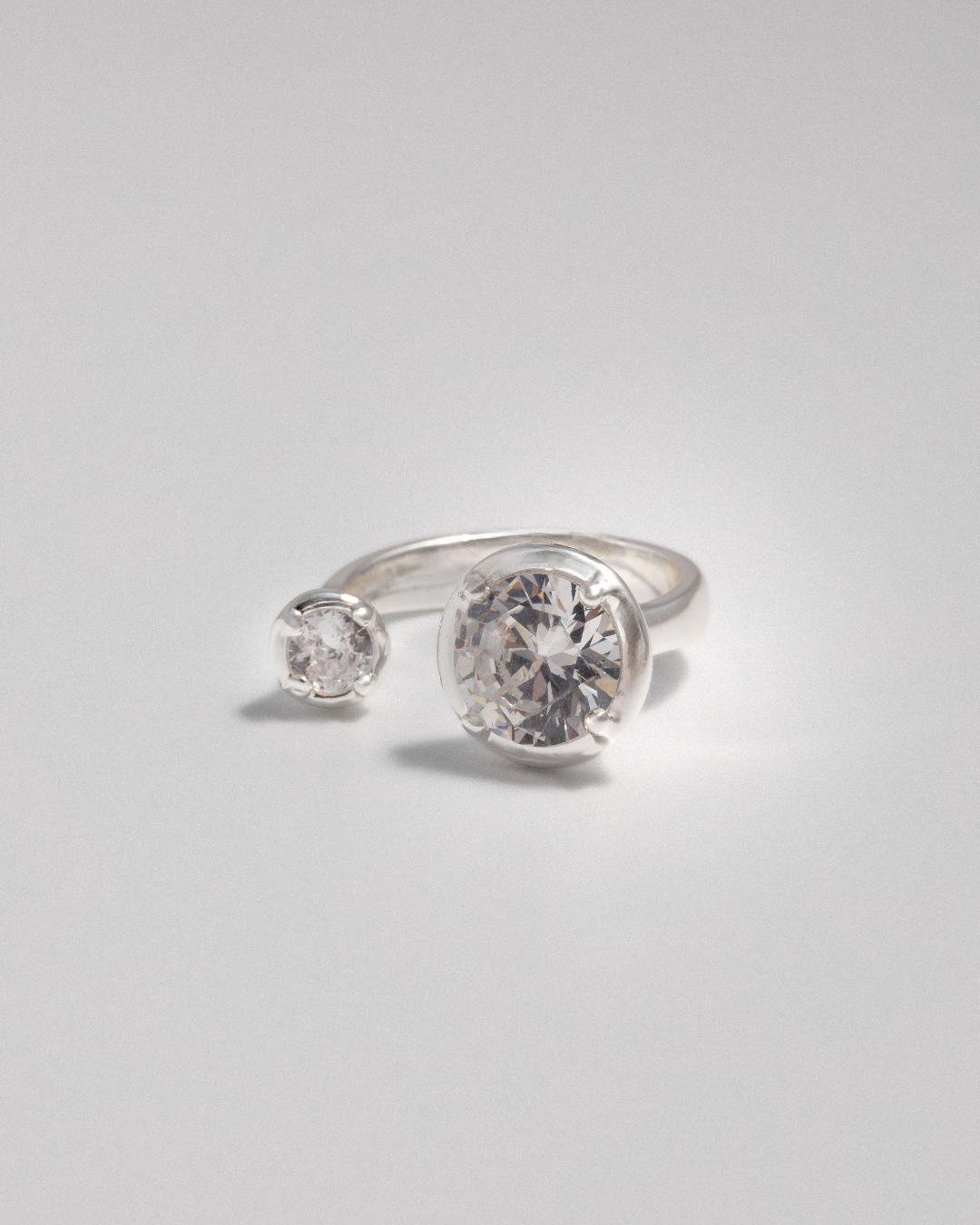 Toi et Moi Ring - Silver