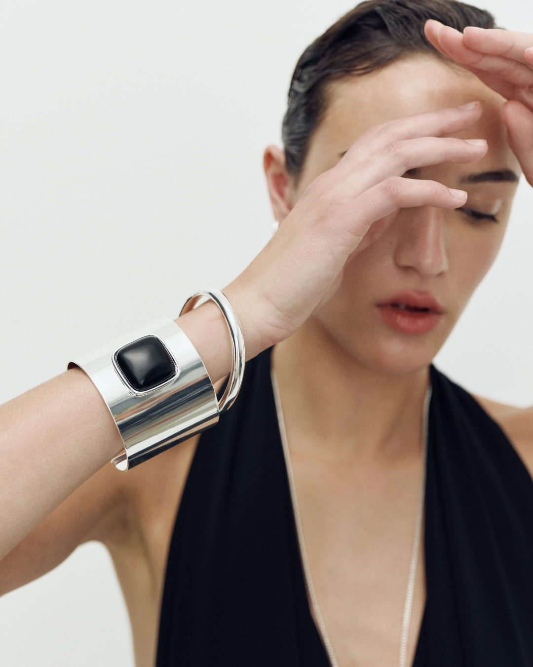 Onyx Cuff Bracelet