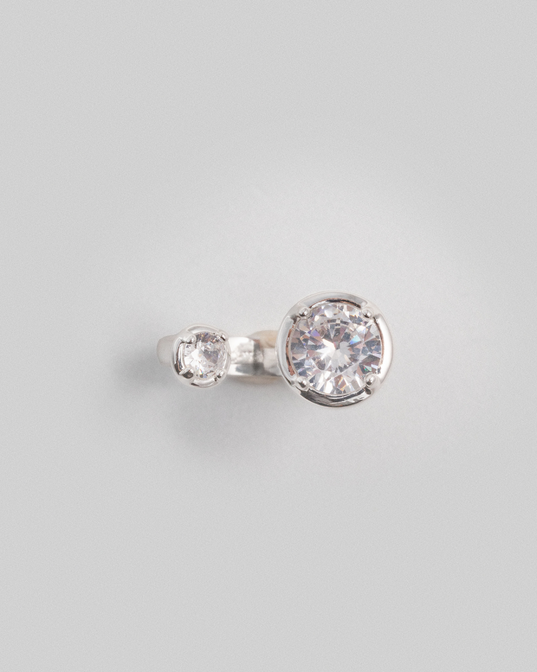 Toi et Moi Ring - Silver